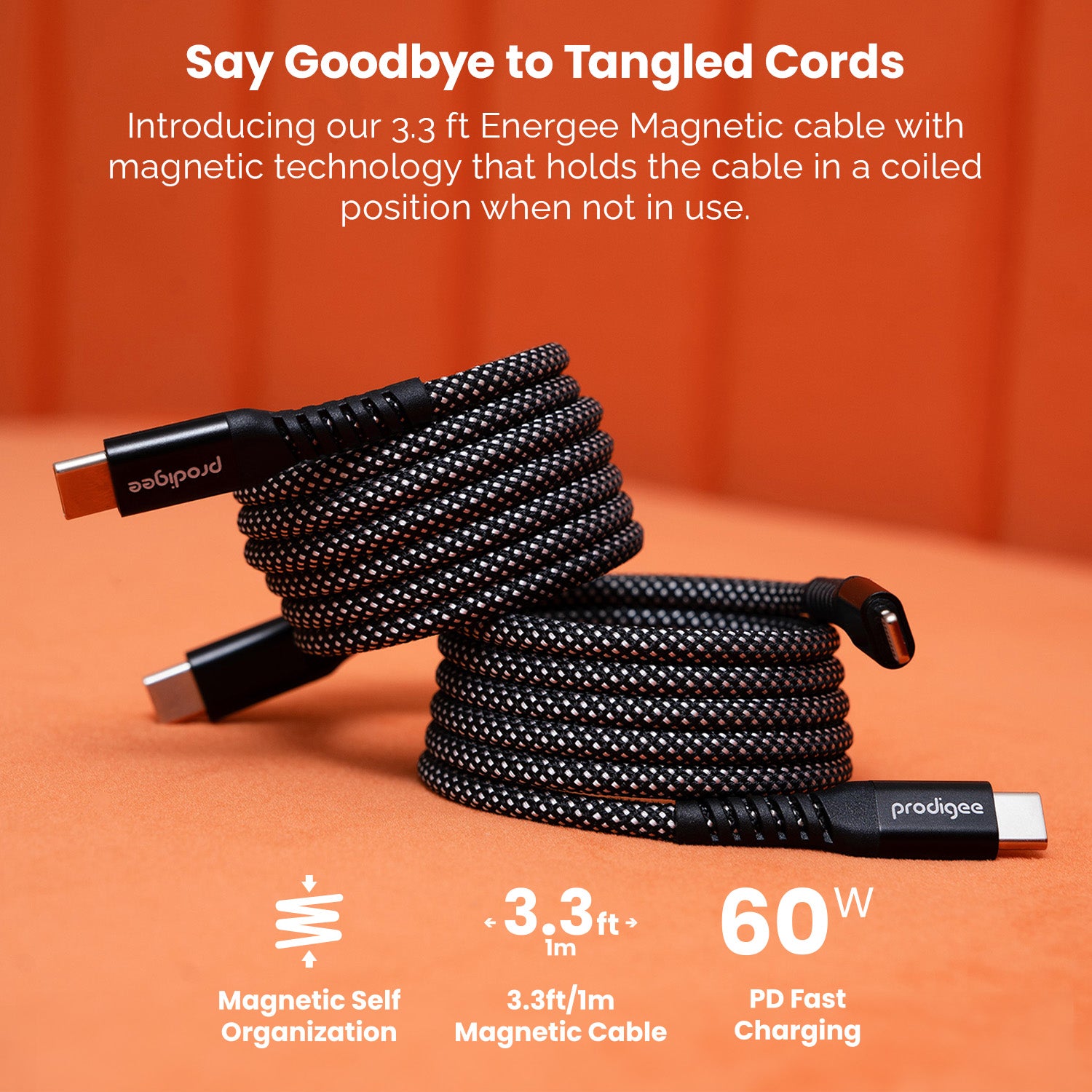 Energee Magnetic Type-C to Type-C cable