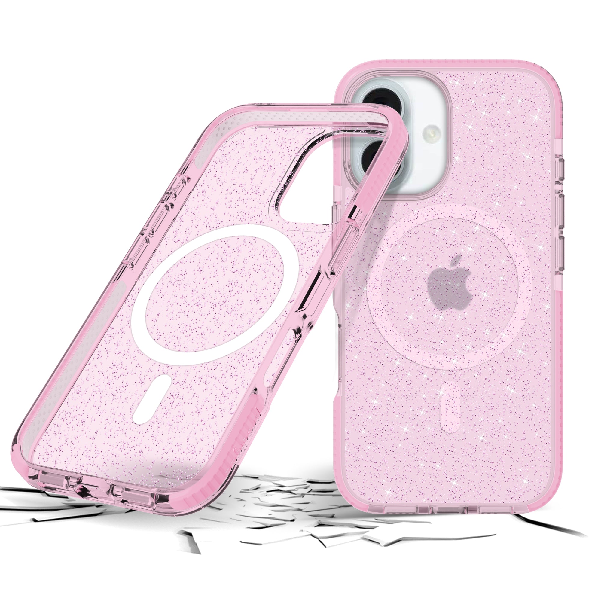 Coque et étui téléphone mobile Hello Kitty Coque MagSafe pour iPhone 15 Pro Max Pailletée