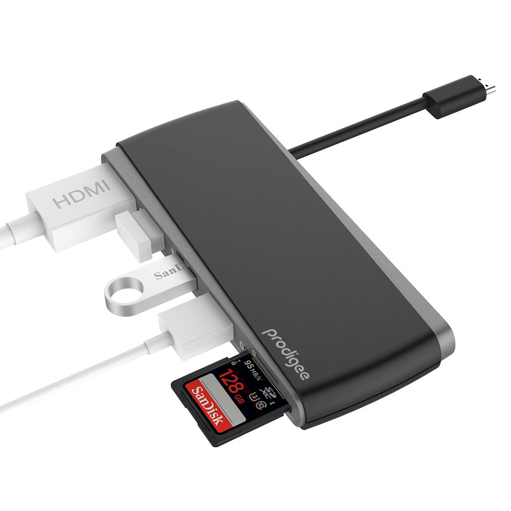 Hub adaptador multipuerto USB C a HDMI / USB 3.0 / USB C