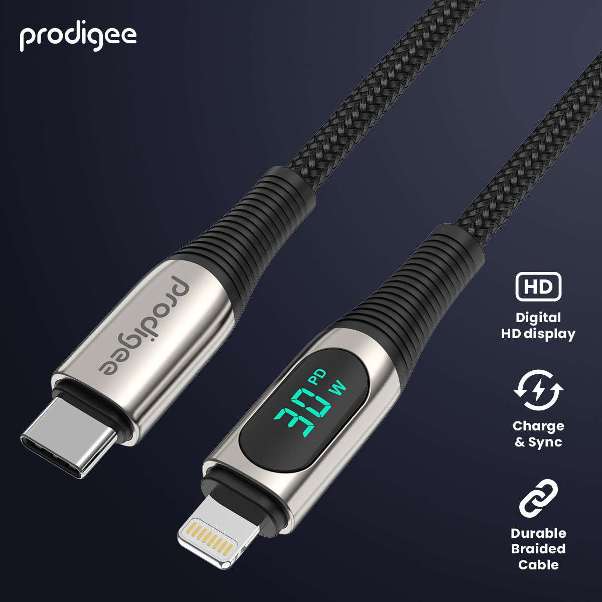 Energee Digital Lightning Cable